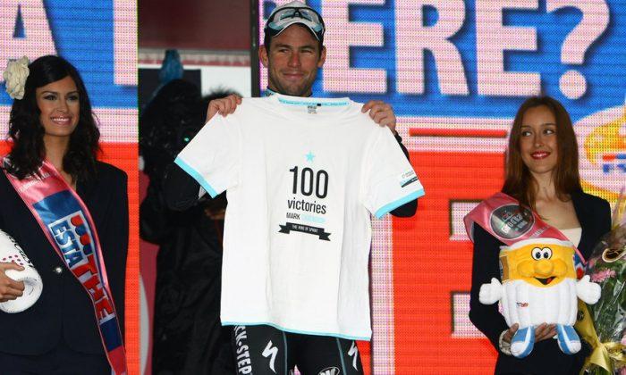 100 Wins for Cavendish in Giro d’Italia Stage 12