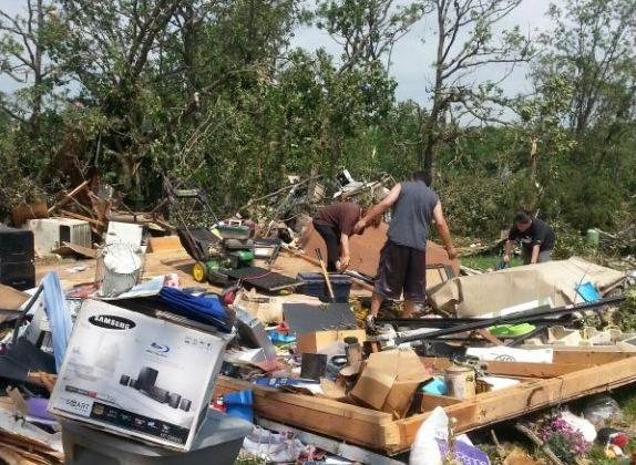 Exclusive: First-hand Photos of Shawnee, Oklahoma After Tornado