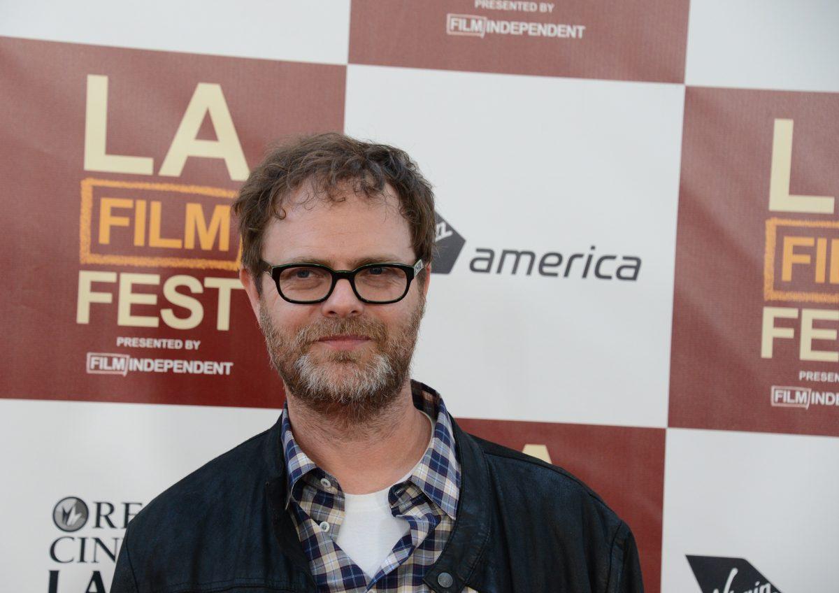 Actor Rainn Wilson arrives at the premiere of "Middle Of Nowhere," at the Los Angeles Film Festival, in downtown Los Angeles, California, on June 20, 2012. (Robyn Beck/AFP/GettyImages)