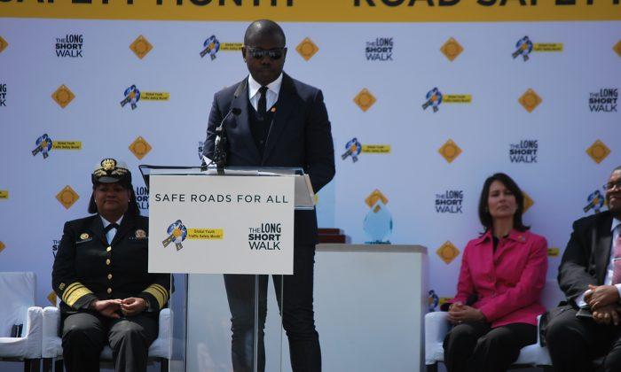 Kweku Mandela at Global Youth Traffic Safety Month
