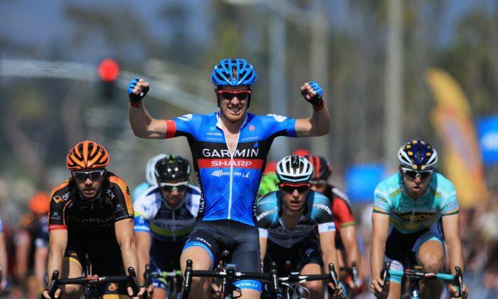 Tyler Farar Wins Sprint in Stage Four of the 2013 Tour of California