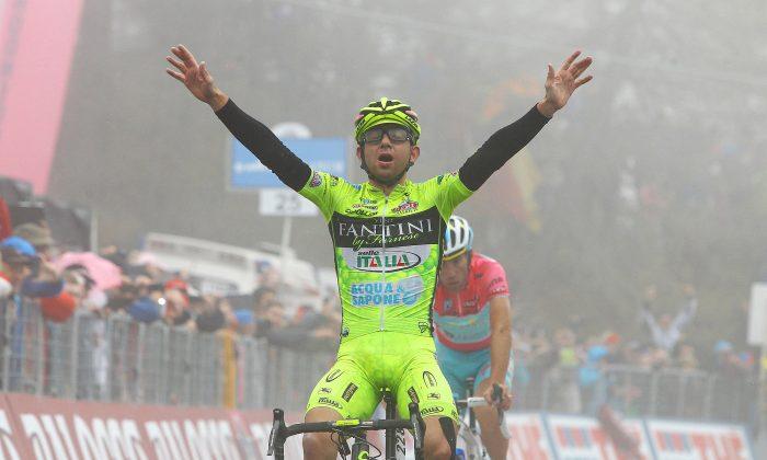Santambrogio Wins Rerouted Giro d’Italia Stage 14, Nibali Extends Lead