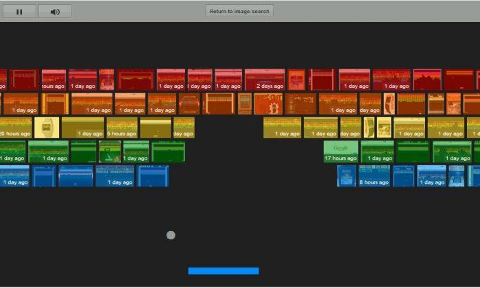 Atari Breakout: Search for it on Google Images