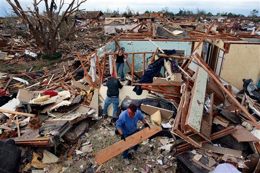Post-Tornado Search for Survivors in Oklahoma Almost Complete
