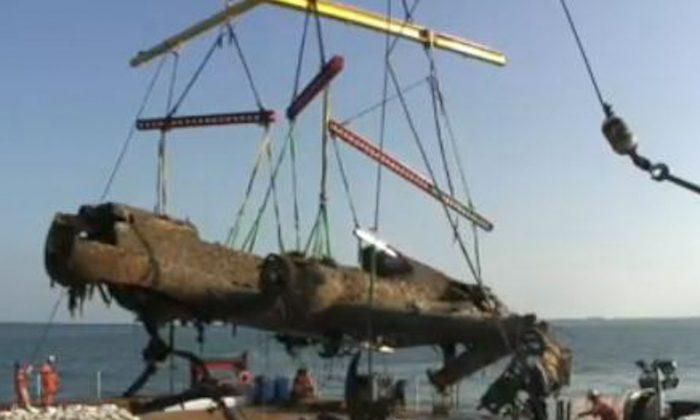 German WWII Bomber Recovered off UK Coast