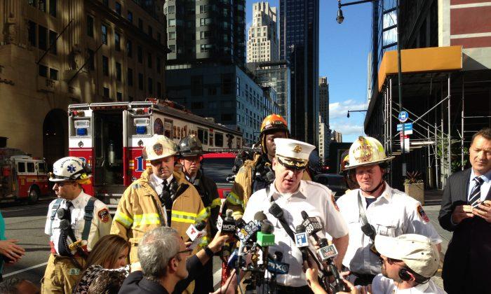 FDNY Rescues Workers Stranded Atop the Hearst Building
