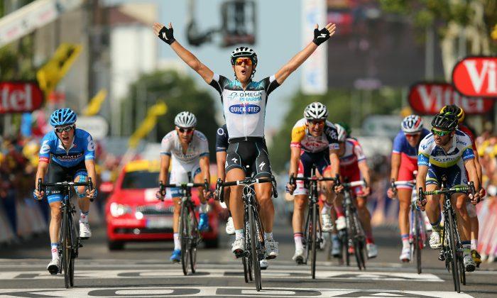 Omega’s Trentin Wins Tour de France Stage 14 From Breakaway
