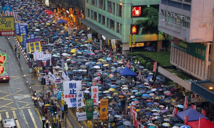 Thousands March For Democracy and Autonomy In Hong Kong