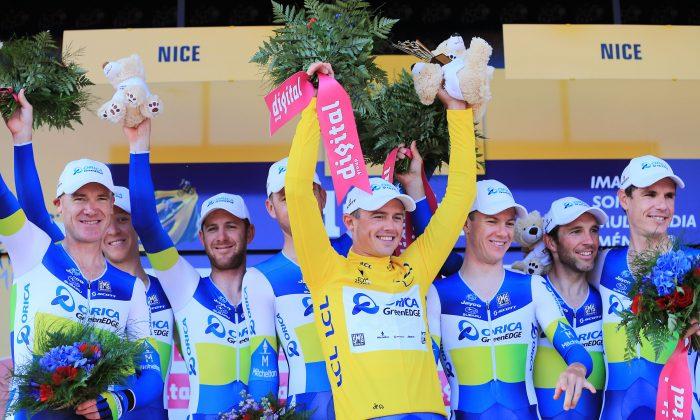Orica-GreenEdge Wins Stage Four TTT, Gerrans in Yellow at Tour de France