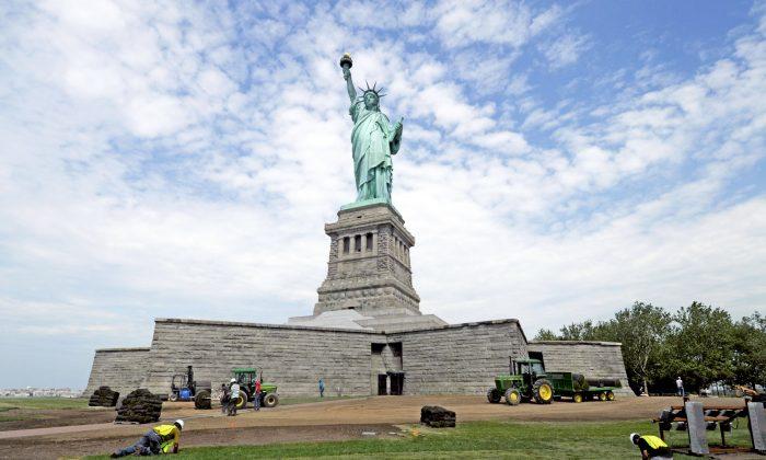 Lady Liberty Accepts Visitors Again