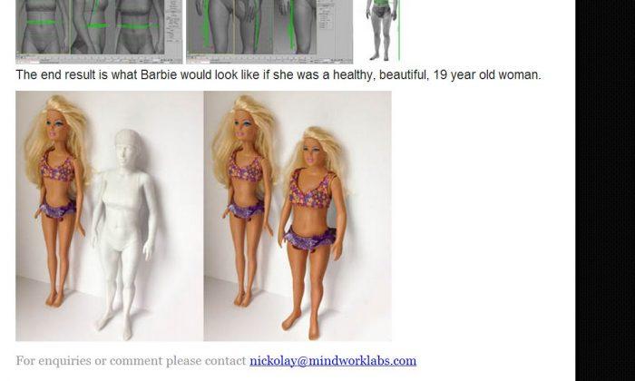 Artist Does Barbie Makeover to Create ‘Real-Life’ Doll