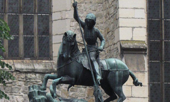 St. George Slaying the Dragon in Prague