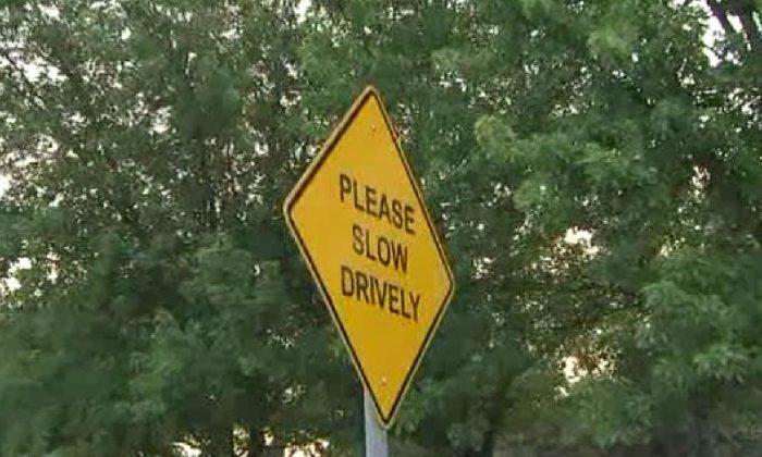 ‘Please slow drively’: Misspelled Sign Confuses California Drivers