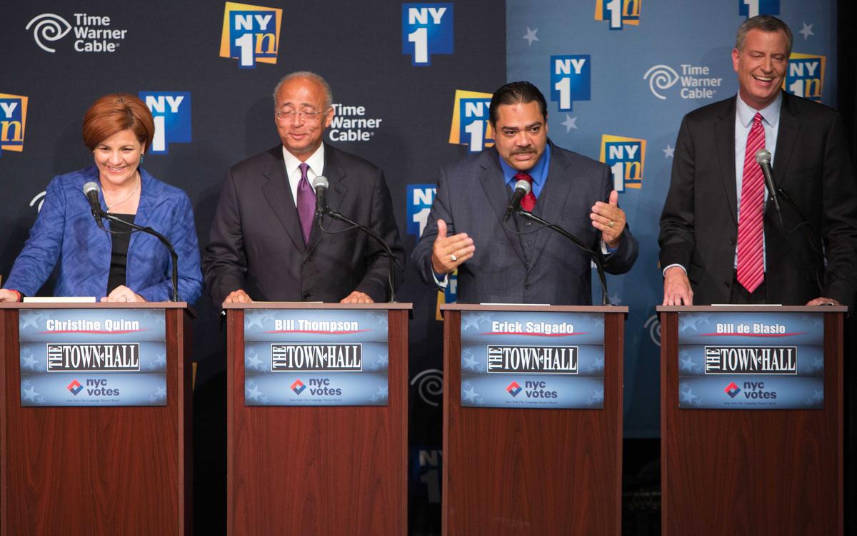 Attention on Bill de Blasio at First Official Dem Debate