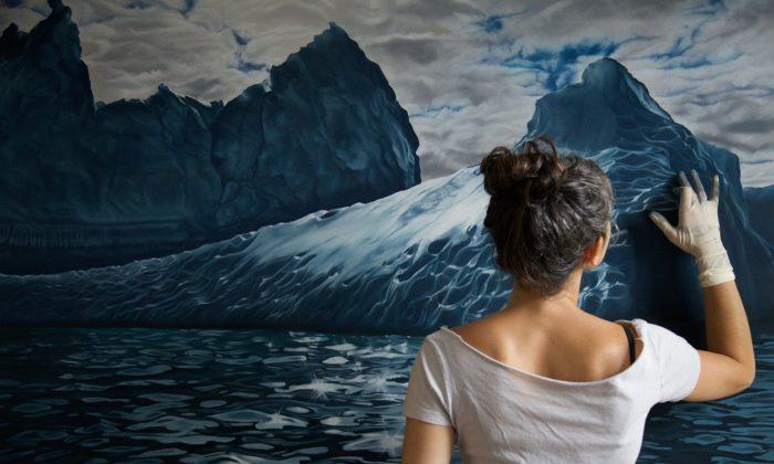 Zaria Forman Turns Pastels into Waterscapes