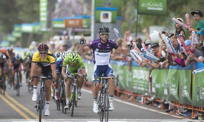 Orica’s Michael Matthews Wins the Sprint in Tour of Utah Stage Two