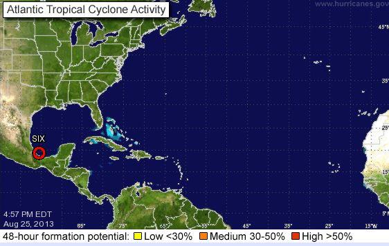 Tropical Storm Fernand Forms From Tropical Depression