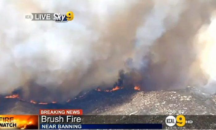 Silver Fire in Banning Has Burned 2,500 Acres
