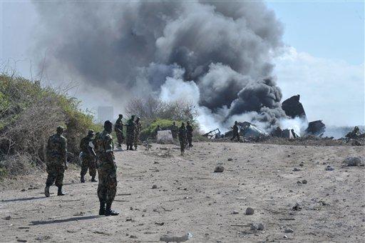 Somalia: Ethiopian Plane Crashes at Mogadishu Airport, Four Reported Dead (+Photos)