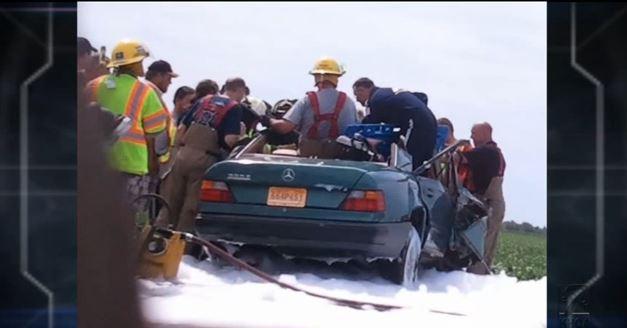 ‘Angel’ Priest Car Crash: Priest Appears, Prays During Rescue, Then Vanishes (+Video)