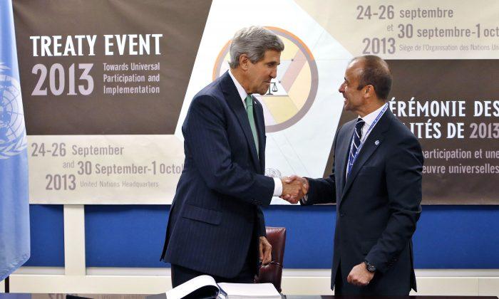 Government Criticized For Not Joining Arms Trade Treaty After U.S. Signs 