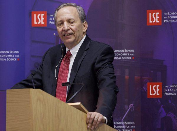 Lawrence Summers, former U.S. Treasury secretary, speaks during an event at the London School of Economics, in London on March 25, 2013. (Jason Alden/WPA Pool/Getty Images)
