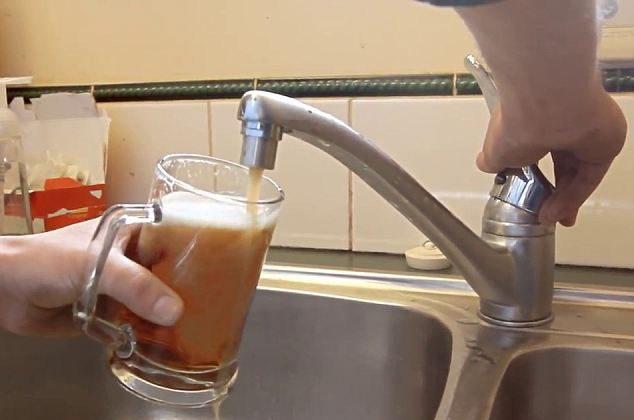 Beer Flows From House Faucets Instead of Water (+Video)