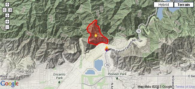 Madre Fire in Azusa, California: Fire 70 Percent Contained at 250 Acres