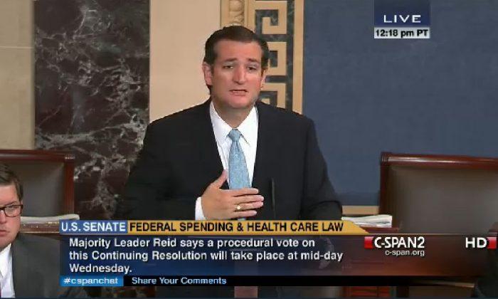 Ted Cruz ‘Filibuster’ Live Stream: Senator Will Talk, Tweet Until He ‘Can’t Stand’