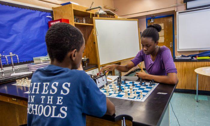 NY Youth Compete in Chess on Columbus Day