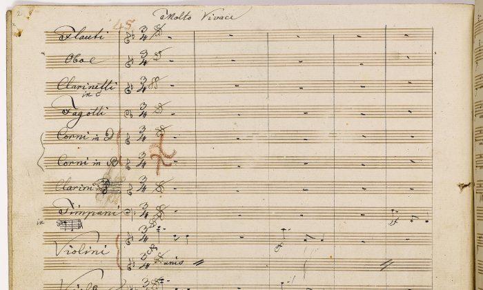 Beethoven’s Ninth Symphony Manuscripts on Display at Morgan 