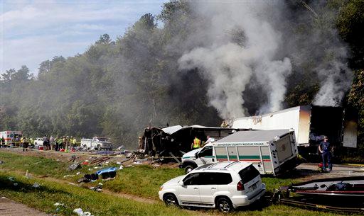 Tennessee I-40 Bus Crash Leaves At Least 8 Dead