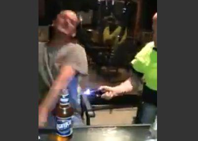 Australians Play With a Taser After a Few Drinks (Video)