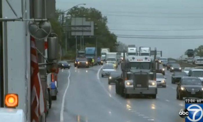 Trucker Strike 2013: Some Truckers Pulled Over on DC Beltway