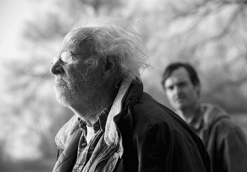 Woody Grant (Bruce Dern) sets out to walk from Montana to Nebraska in order to claim what he believes is a million-dollar prize, in "Nebraska." (Paramount Vantage)