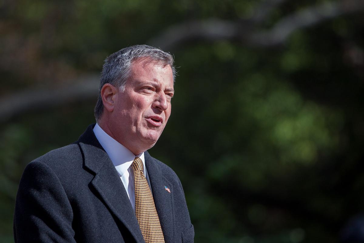Veterans Day Hits Home for de Blasio