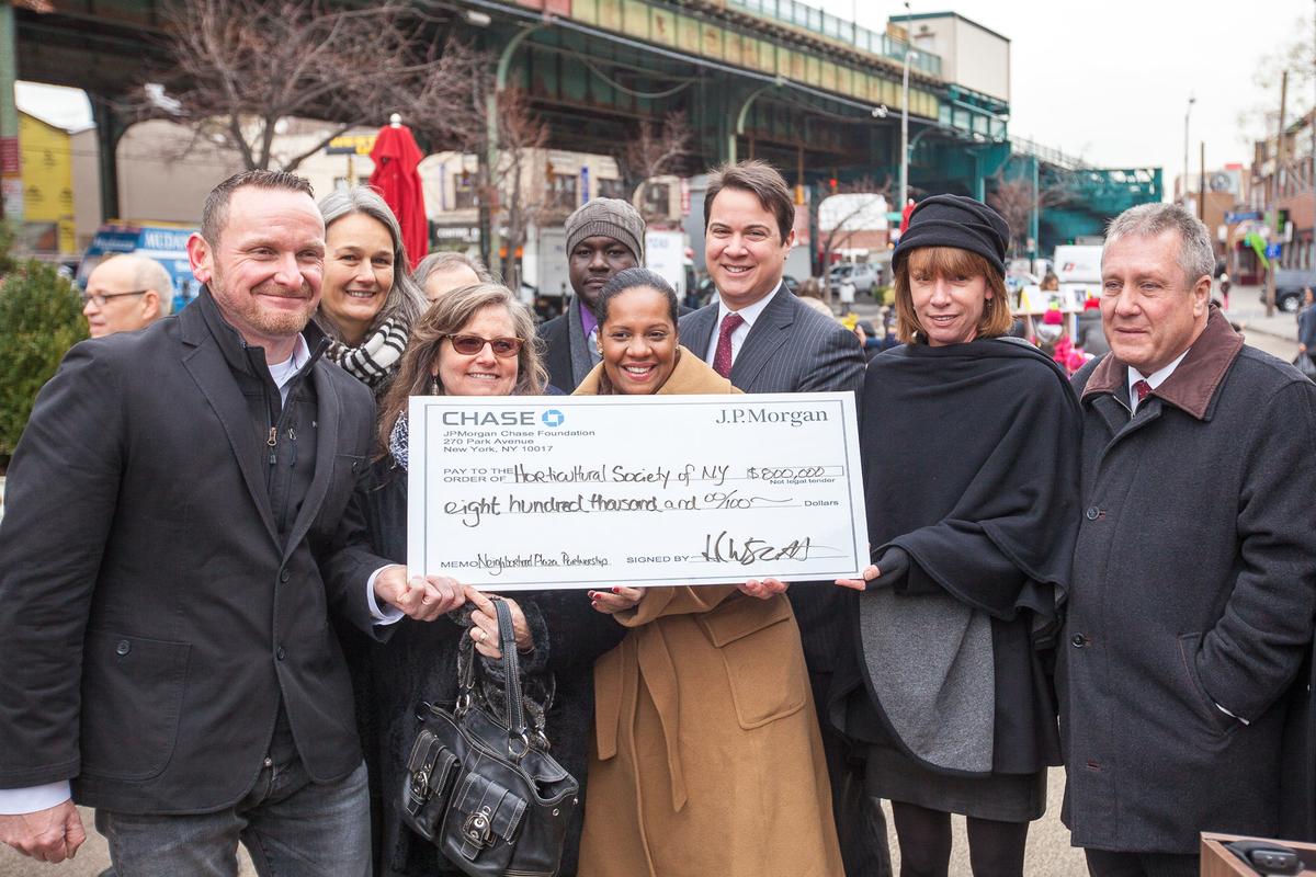 Chase Funds Maintenance for 22 Pedestrian Plazas