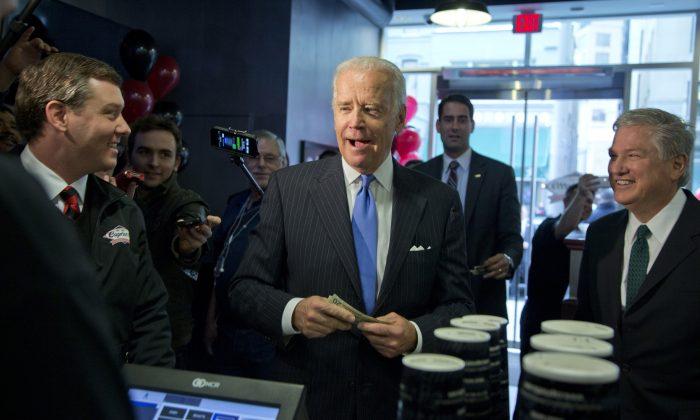 Joe Biden Borrows $10 During Trip to Sandwich Shop Capriotti’s