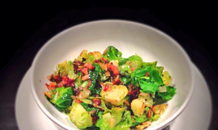 Brussels Sprouts With Bacon, Cider and Herbs Recipe