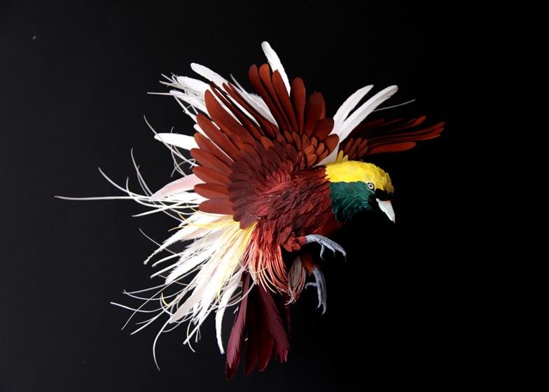 Astounding Paper Art: Life-Like Birds, Ghostly Castles, More