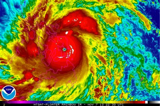 Manila: Red Alert as Typhoon Haiyan Projected to Impact Philippine Capital