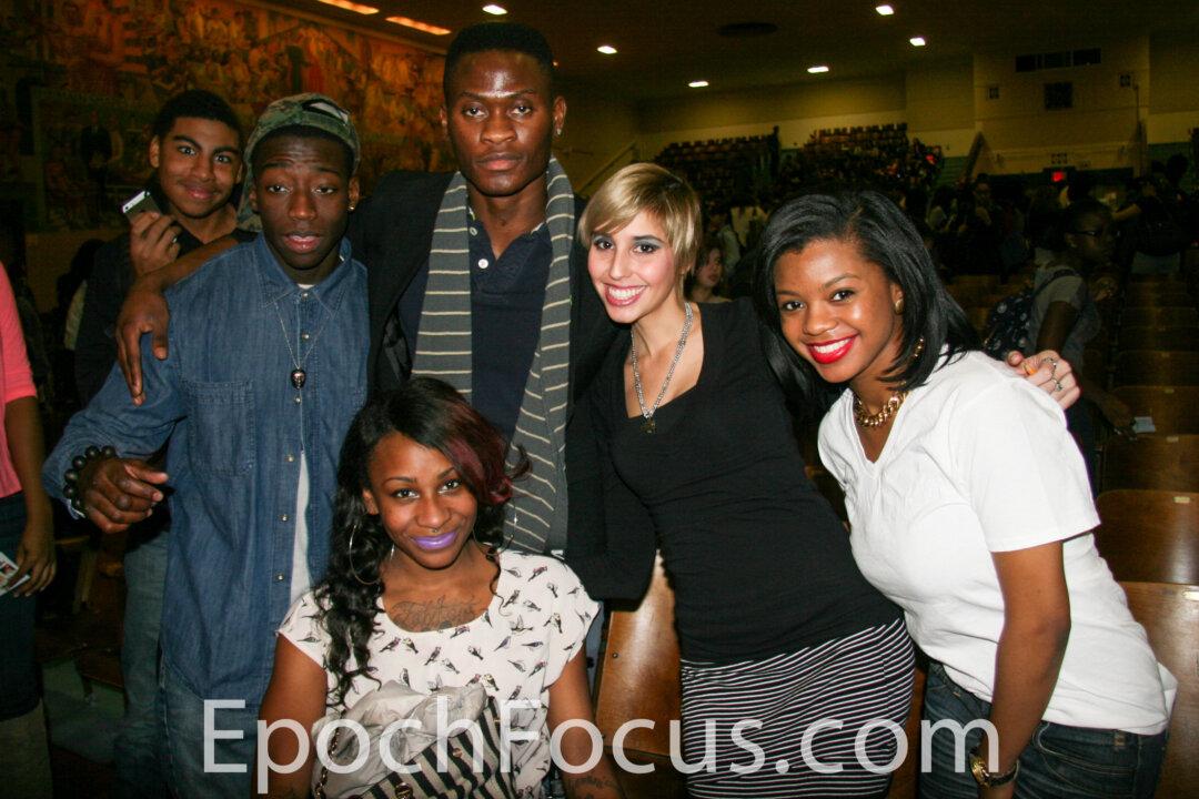 Top Choice Models at the High School of Fashion Industries on Dec. 3, 2013