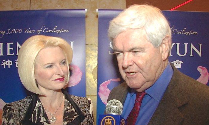 Newt Gingrich: Shen Yun Makes Ancient Chinese Stories ‘Come Alive’