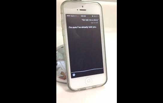Siri’s Response to “Siri, tell me a story”
