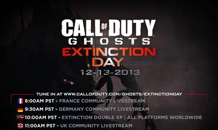 ‘Call of Duty: Ghosts’ Extinction Day Will be Worldwide Collaboration for Players