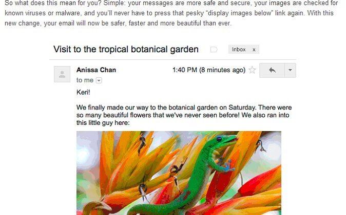 Gmail News: Images Will Now be Displayed Automatically, Unless You Opt Out
