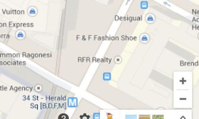 Google Maps: Chrome Update, Street View Guy Gets Santa Hat