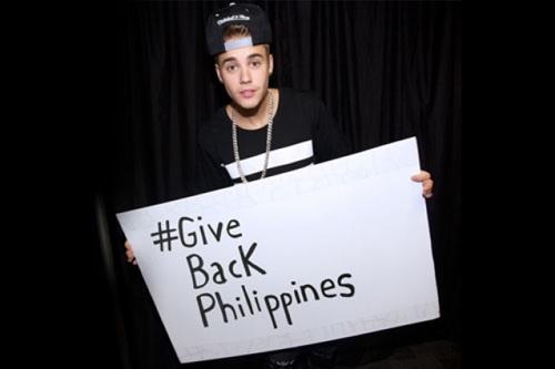#GiveBackPhilippines Campaign from Justin Bieber Gets Over $1 Million for Haiyan Relief