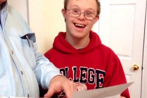 Rion Holcombe, 20-Year-Old with Down Syndrome, Gets Accepted Into Clemson (Video)