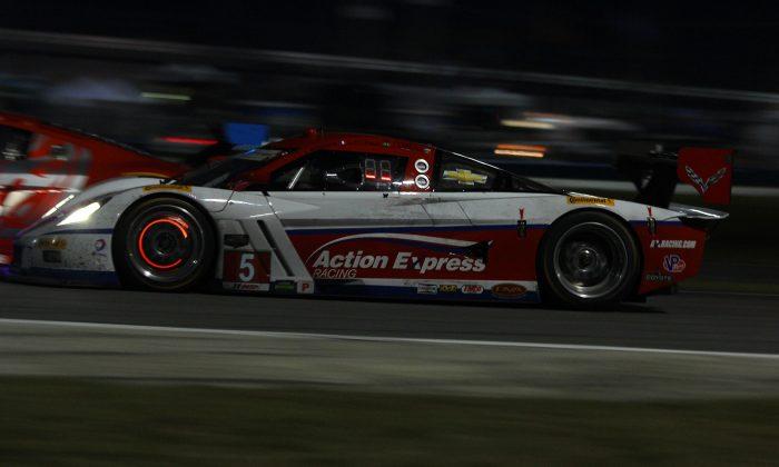 TUSC Rolex 24 at Daytona at Eleven Hours: Action Express Leads